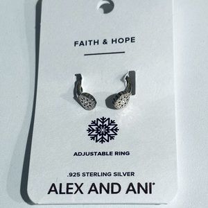 ALEX AND ANI Adjustable Sterling Silver Ring
